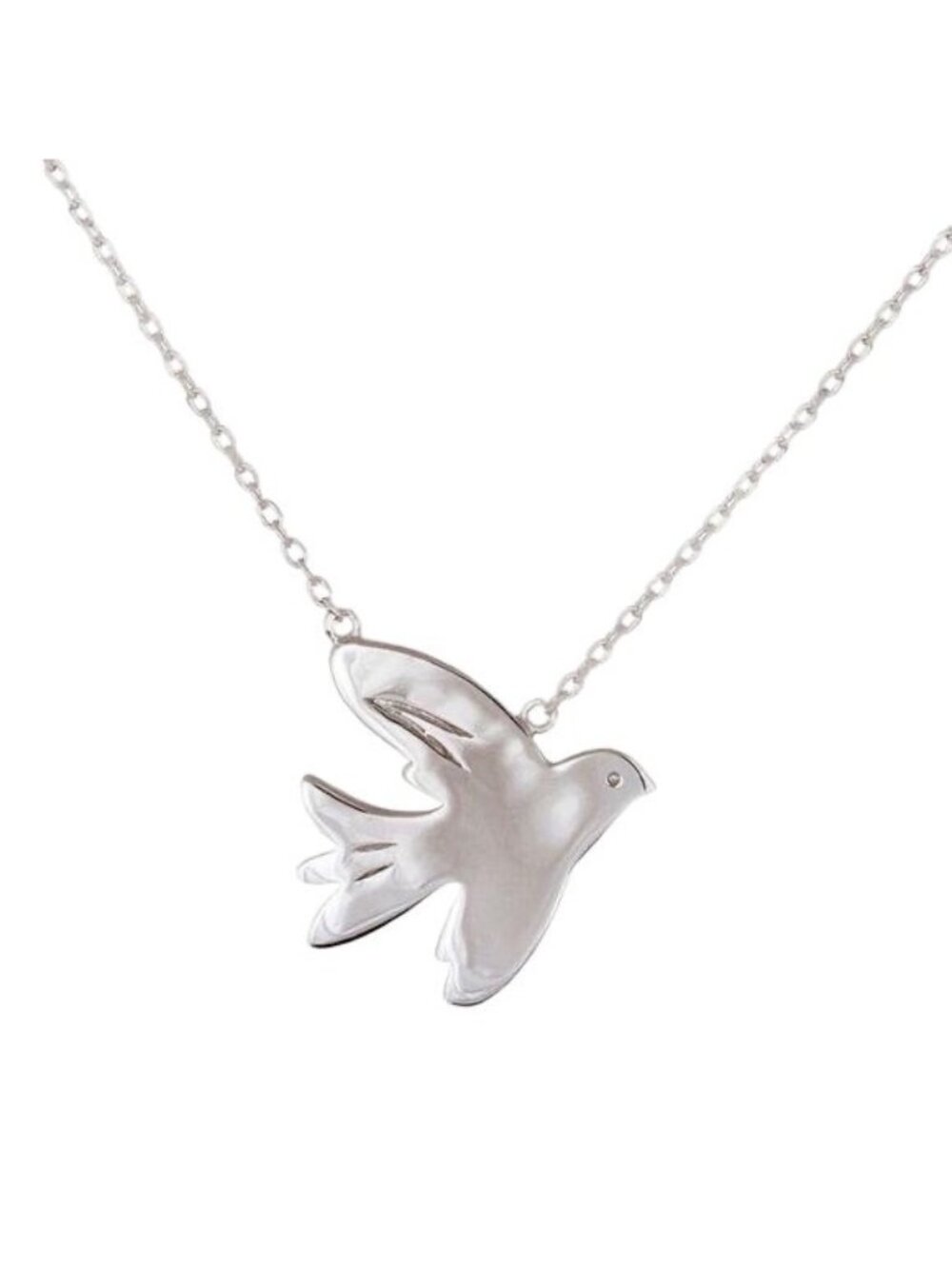 New Kathy Davis Sparrow Silver Necklace